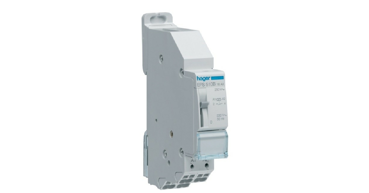 Télérupteur - Hager - 16A - 1 contact NO + 1 contact NF - 23